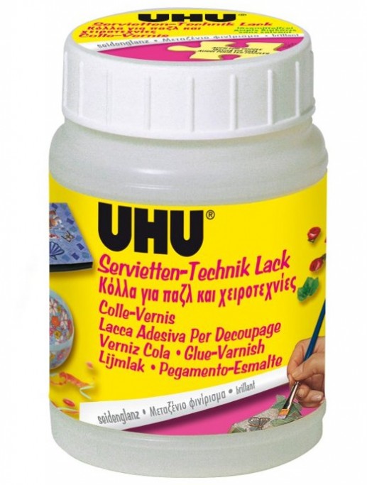 Κόλλα UHU Glue Varnish για παζλ 150ml